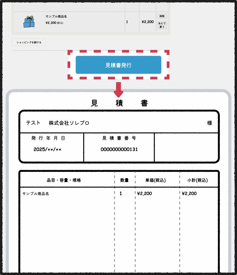 見積もり書・納品書・仕切書発行 - 画像1